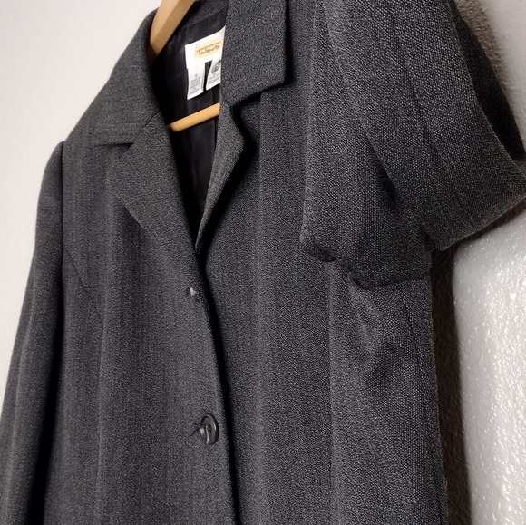 Talbot Vintage Wool 3-Button Office Business Blazer Jacket Sz 6 - Picture 9 of 13
